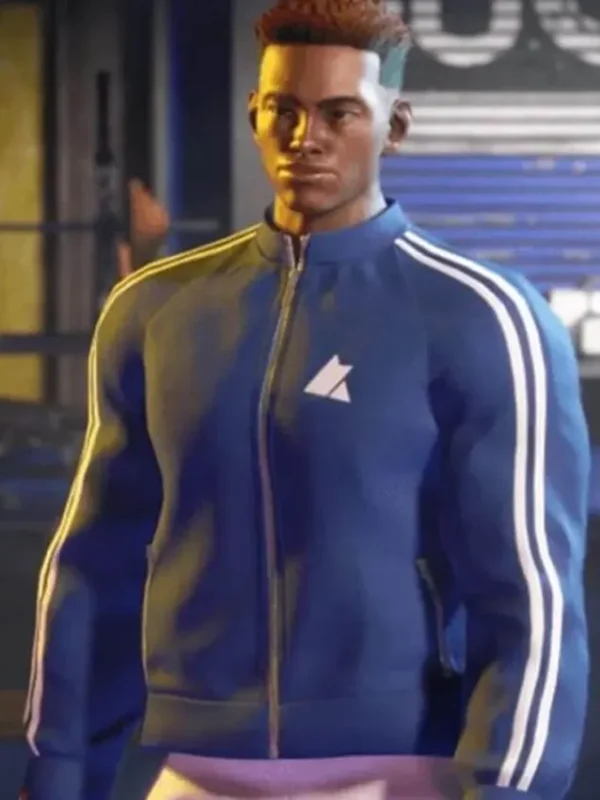 Street Fighter 6 Blue Track Jacket