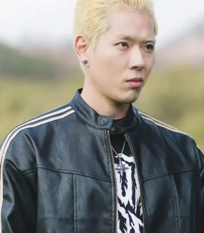 Study Group Kim Soon-cheol Leather Jacket