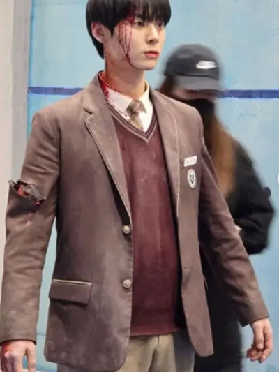 Study Group Yoon Ga-min Brown Blazer