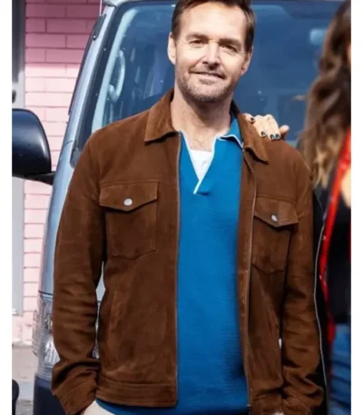 Sunny Nights Martin Brown Suede Jacket
