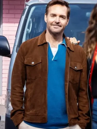 Sunny Nights Martin Brown Suede Jacket