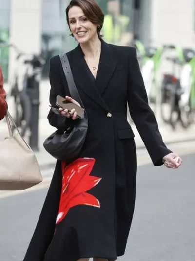 Suranne Jones Hostage S01 Black Trench Coat