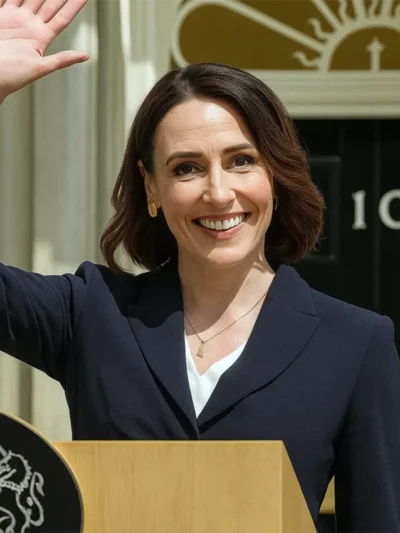 Suranne Jones Hostage S01 Blue Blazer