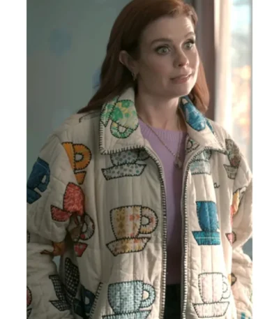 Sweet Magnolias JoAnna Garcia Swisher Tea Cups Print Jacket