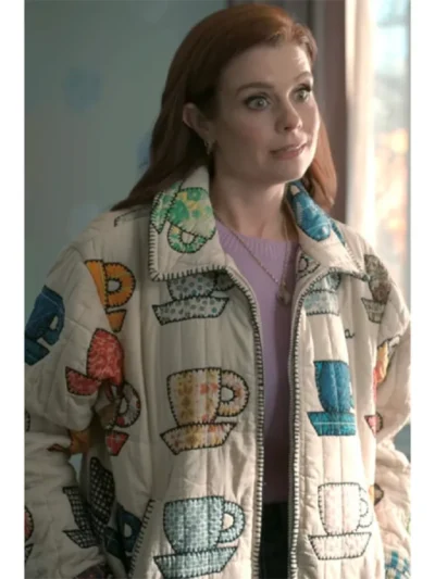 Sweet Magnolias JoAnna Garcia Swisher Tea Cups Print Jacket