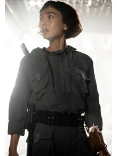 Sydney Chandler Alien Earth S01 Black Jacket