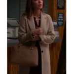 Sylvia Murder in a Small Town S02 Beige Wool Coat