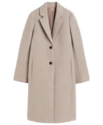 Sylvia Murder in a Small Town S02 Beige Wool Coat