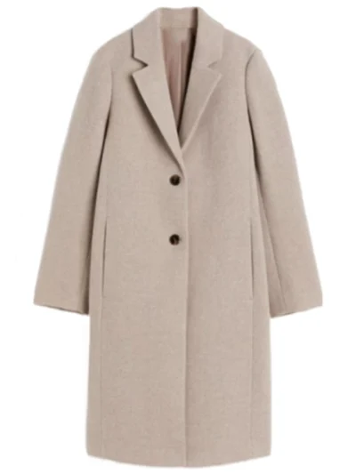 Sylvia Murder in a Small Town S02 Beige Wool Coat