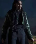 Talamasca The Secret Order Soledad Green Leather Jacket