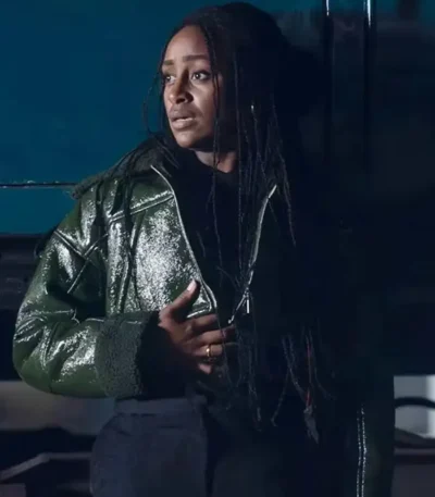 Talamasca The Secret Order Soledad Green Leather Jacket