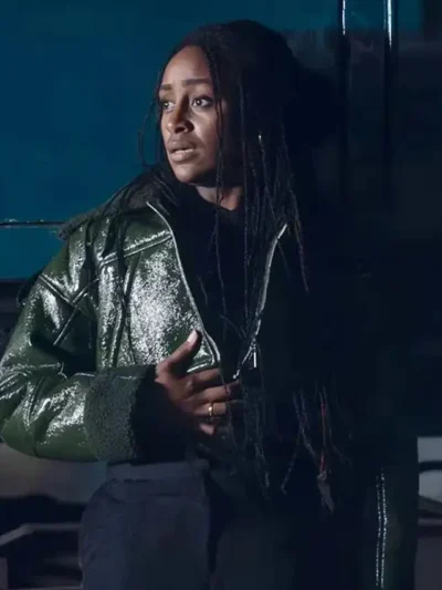 Talamasca The Secret Order Soledad Green Leather Jacket