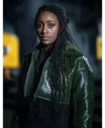Talamasca The Secret Order Soledad Green Leather Jacket