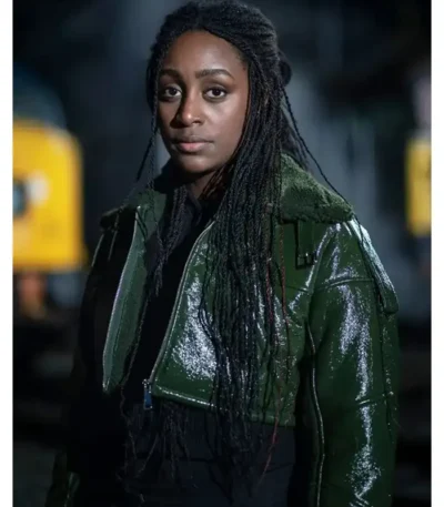 Talamasca The Secret Order Soledad Green Leather Jacket