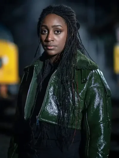 Talamasca The Secret Order Soledad Green Leather Jacket