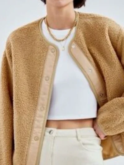 Tamera Tomakili Happy Face S01 Sherpa Jacket