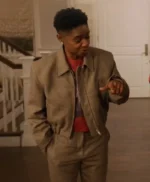 Tamia Cooper All American Beige Cropped Jacket