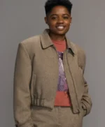 Tamia Cooper All American Beige Cropped Jacket