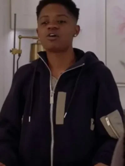Tamia Cooper All American Black Hooded Jacket