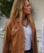 Tara Cole Leverage: Redemption S03 Brown Leather Jacket