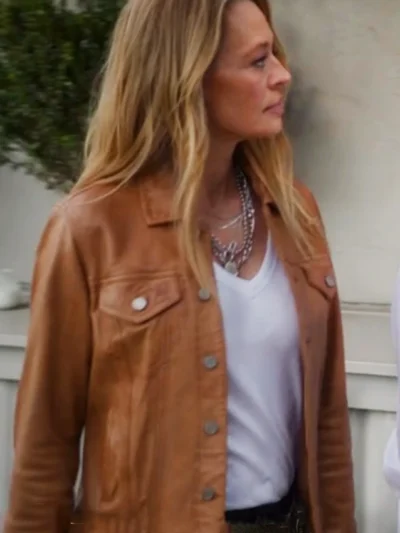 Tara Cole Leverage: Redemption S03 Brown Leather Jacket