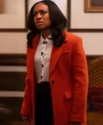 Taylor Polidore Williams Beauty in Black S02 Orange Coat