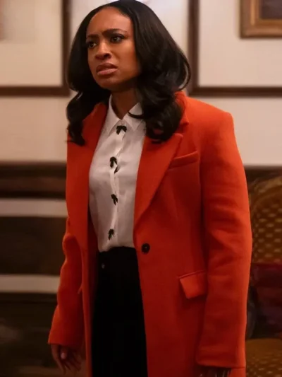 Taylor Polidore Williams Beauty in Black S02 Orange Coat