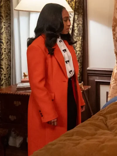 Taylor Polidore Williams Beauty in Black S02 Orange Coat