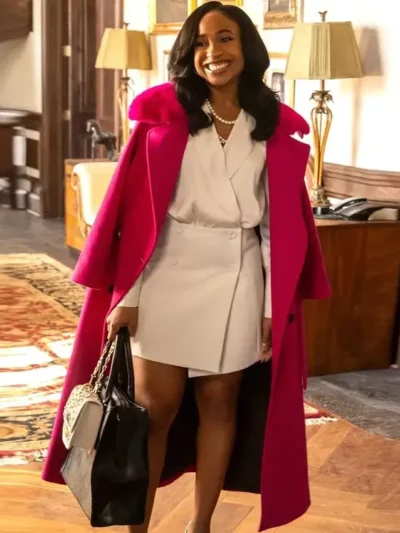 Taylor Polidore Williams Beauty in Black S02 Pink Coat