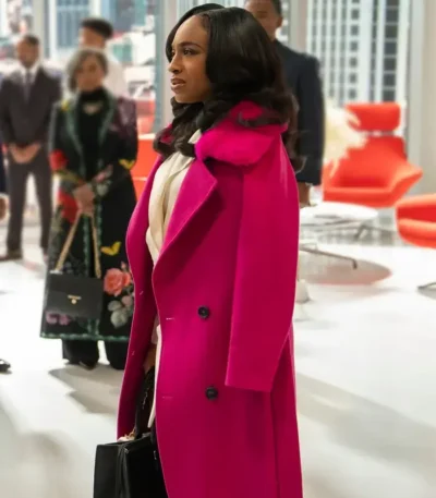 Taylor Polidore Williams Beauty in Black S02 Pink Coat