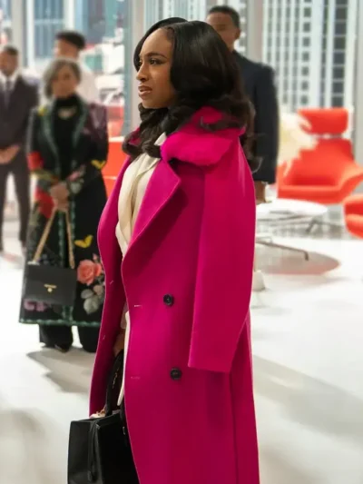 Taylor Polidore Williams Beauty in Black S02 Pink Coat