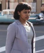 Taylour Paige IT Welcome to Derry S01 Purple Coat