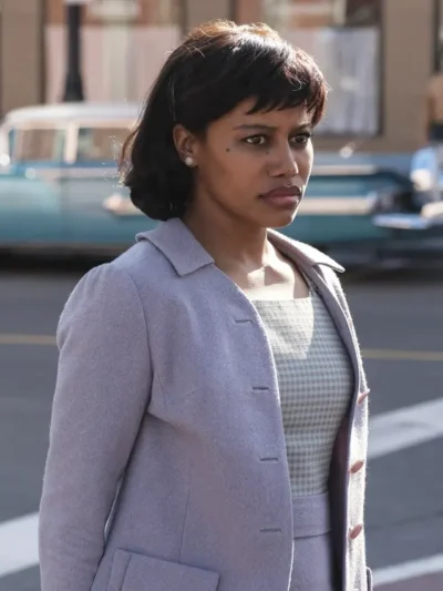 Taylour Paige IT Welcome to Derry S01 Purple Coat