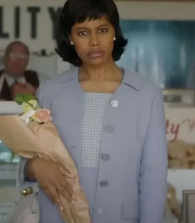 Taylour Paige IT Welcome to Derry S01 Purple Coat