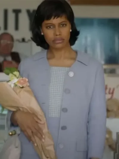 Taylour Paige IT Welcome to Derry S01 Purple Coat