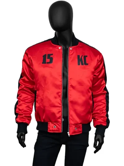 The Voice Team Kelly 15 KC Red Bomber Jacket