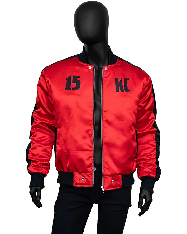 The Voice Team Kelly 15 KC Red Bomber Jacket The Voice Team Kelly 15 KC Red Bomber Jacket