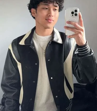 Ted Alonto The Cleaning Lady S04 Black Leather Jacket