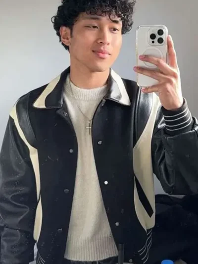 Ted Alonto The Cleaning Lady S04 Black Leather Jacket