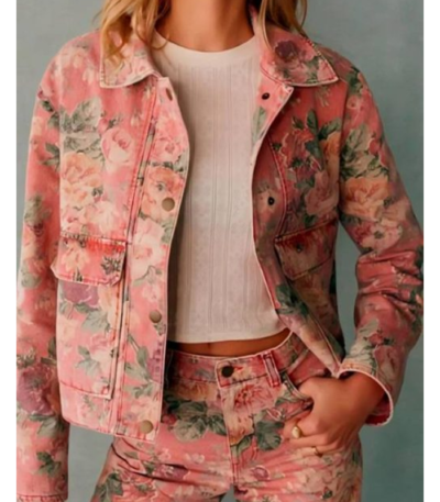 Teenage Vampire Kenzi Richardson Floral Jacket