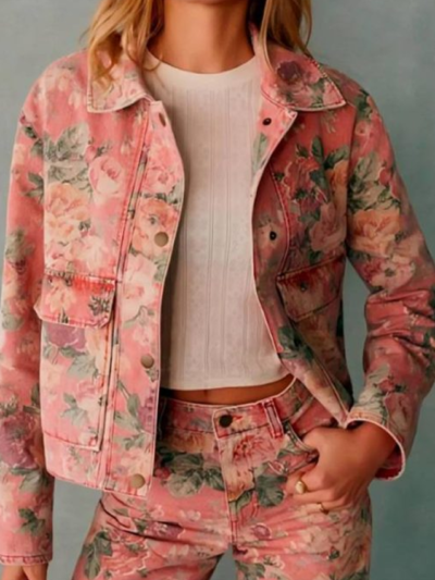 Teenage Vampire Kenzi Richardson Floral Jacket