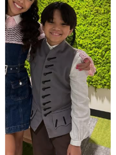 Teenage Vampire Milo Maharlika Grey Vest