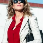 Teresa Sara: Woman in the Shadows S01 White Blazer