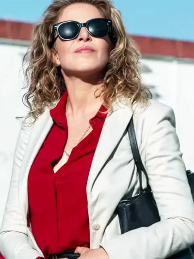 Teresa Sara: Woman in the Shadows S01 White Blazer
