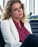 Teresa Sara: Woman in the Shadows S01 White Blazer