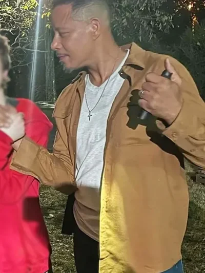 Terrence Howard Crescent City 2024 Brown Jacket