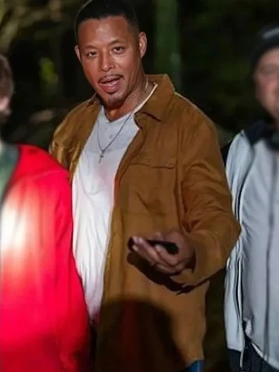 Terrence Howard Crescent City 2024 Brown Jacket