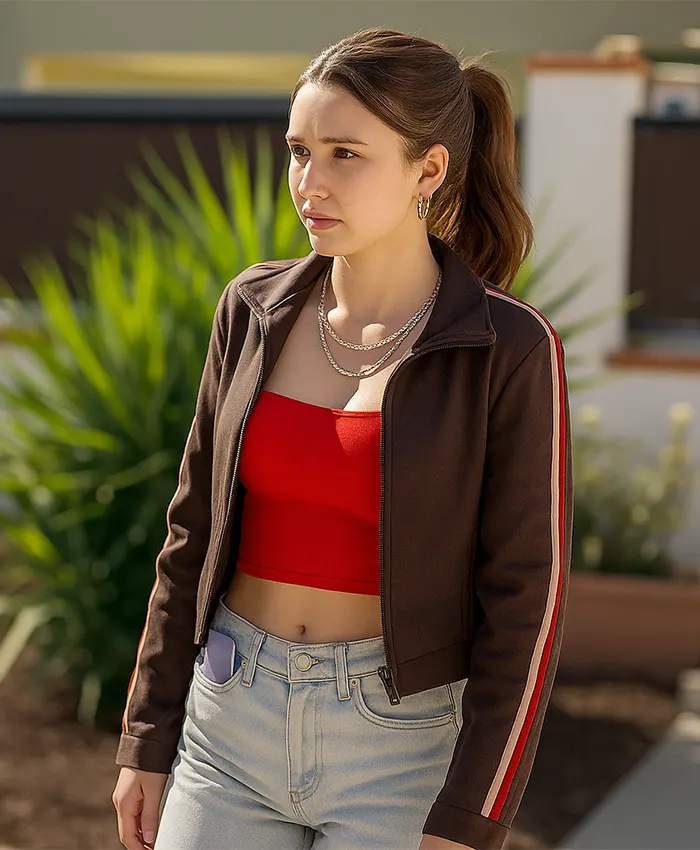 Thais Martin Frauds Brown Track Jacket Thais Martin Frauds Brown Track Jacket