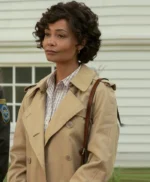 Thandiwe Newton Wednesday S02 Beige Trench Coat