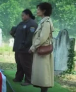 Thandiwe Newton Wednesday S02 Beige Trench Coat